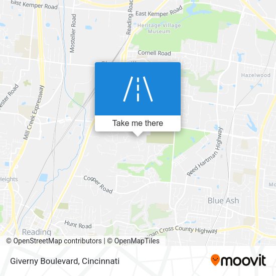 Giverny Boulevard map