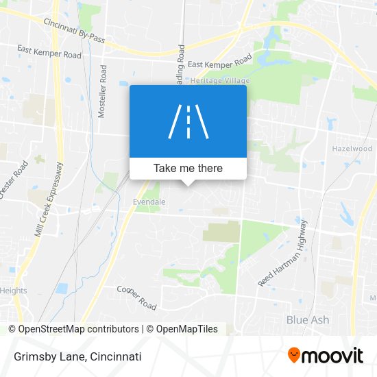 Mapa de Grimsby Lane