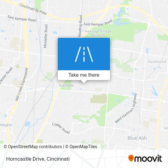 Horncastle Drive map