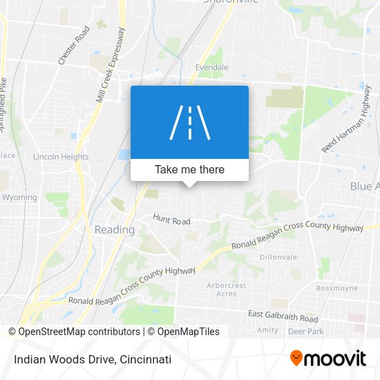Mapa de Indian Woods Drive