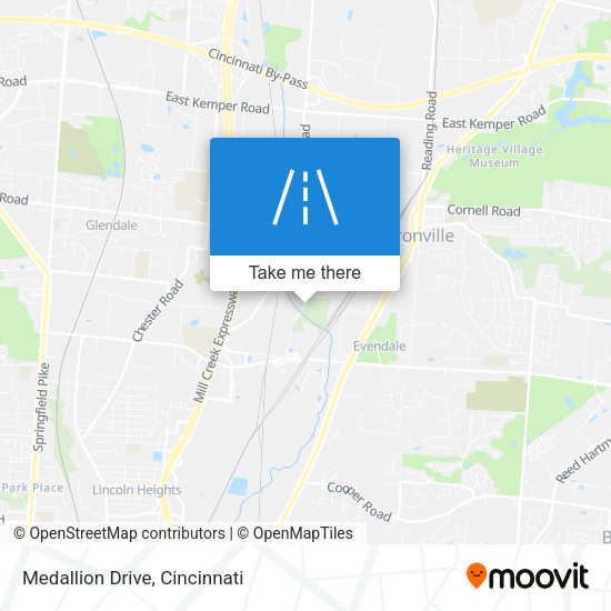 Mapa de Medallion Drive