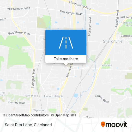 Mapa de Saint Rita Lane