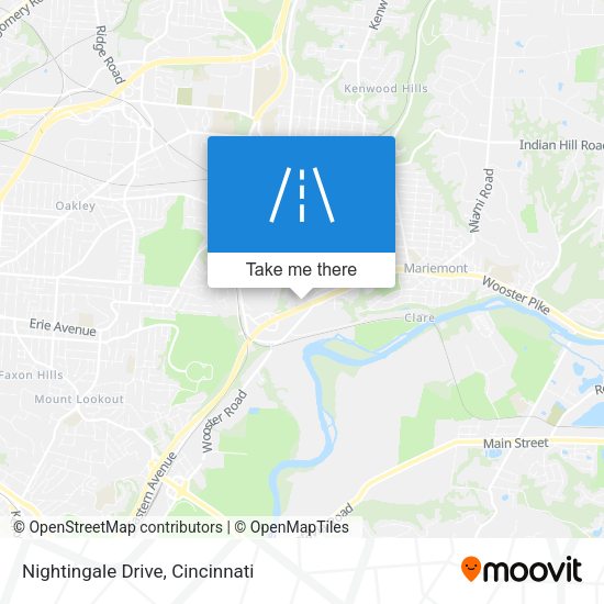 Nightingale Drive map