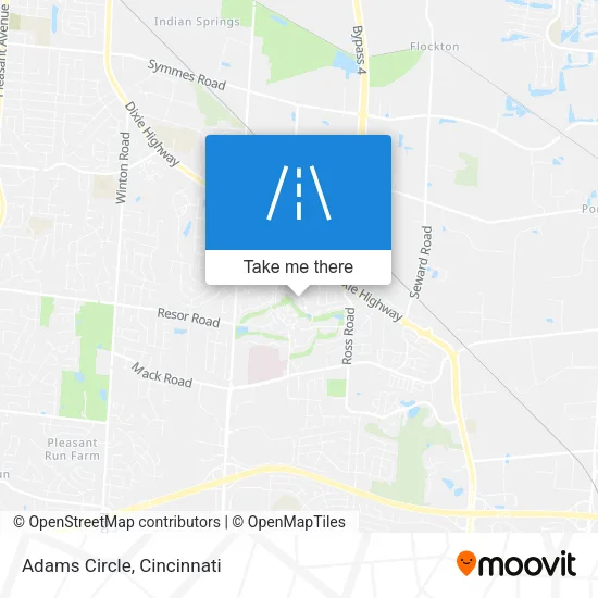 Adams Circle map
