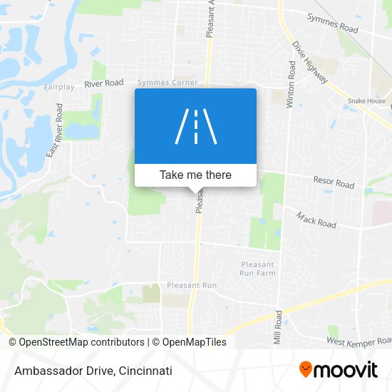 Ambassador Drive map