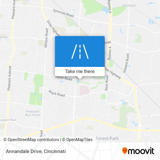 Mapa de Annandale Drive