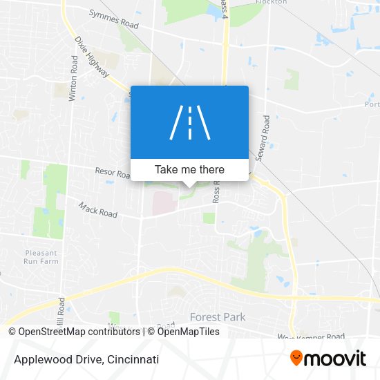 Mapa de Applewood Drive