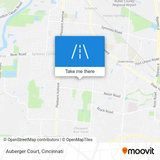 Auberger Court map