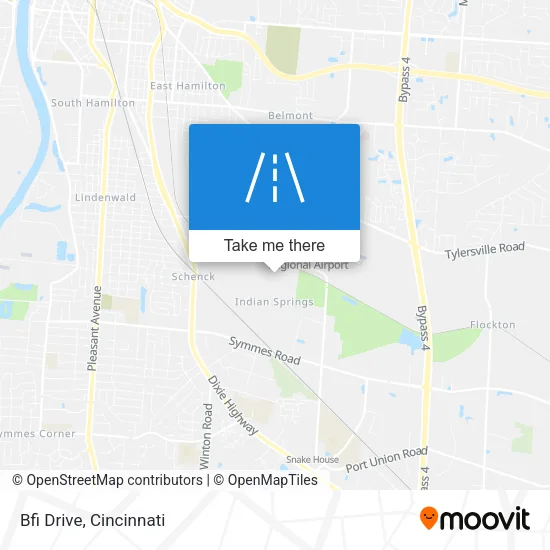 Bfi Drive map