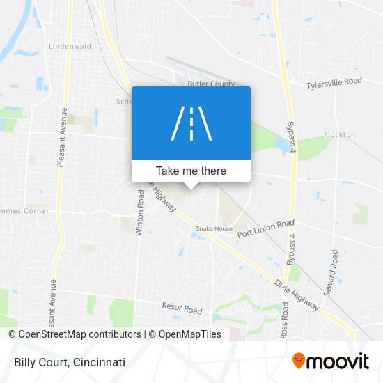 Mapa de Billy Court