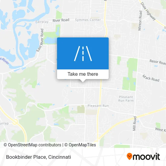 Bookbinder Place map