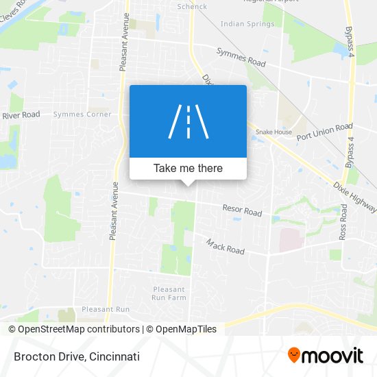 Brocton Drive map