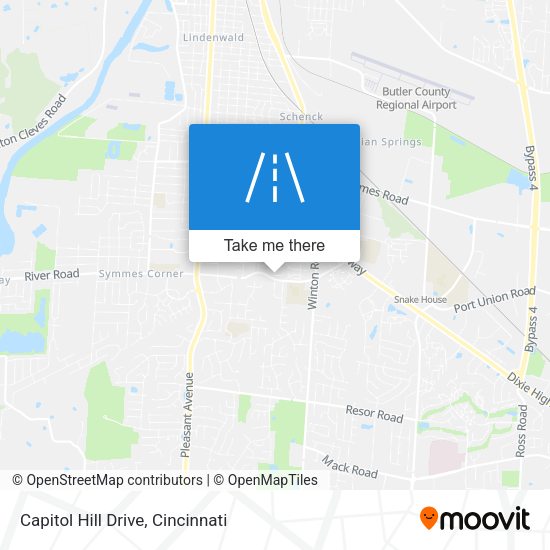 Mapa de Capitol Hill Drive