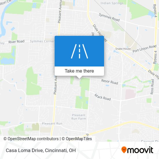 Mapa de Casa Loma Drive
