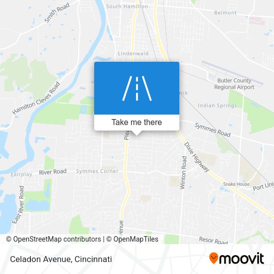 Mapa de Celadon Avenue