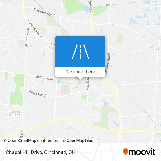Chapel Hill Drive map