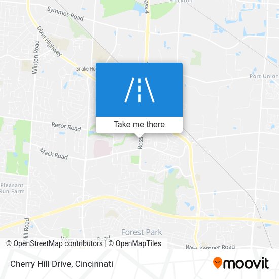 Cherry Hill Drive map