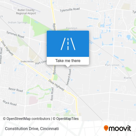 Mapa de Constitution Drive