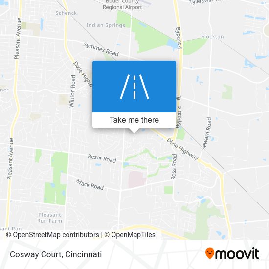 Mapa de Cosway Court