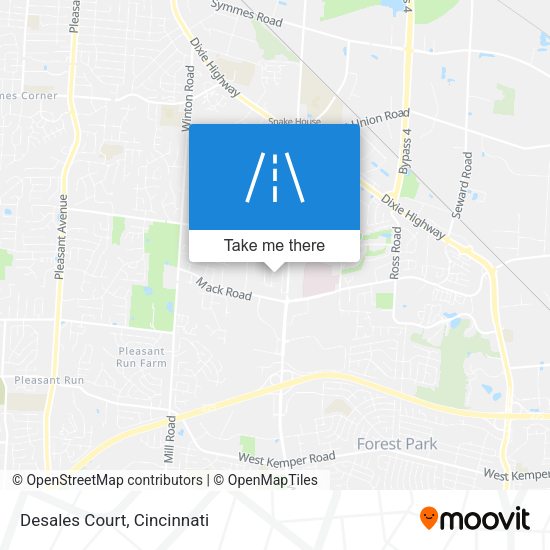 Mapa de Desales Court