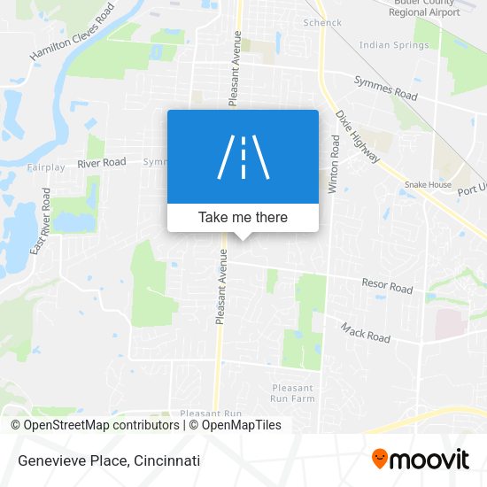 Mapa de Genevieve Place