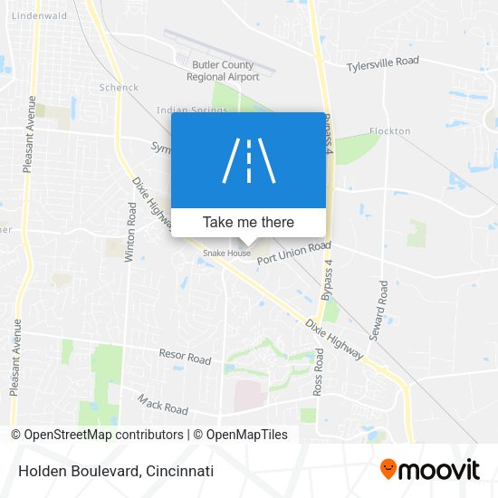 Mapa de Holden Boulevard