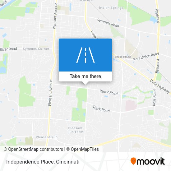 Mapa de Independence Place