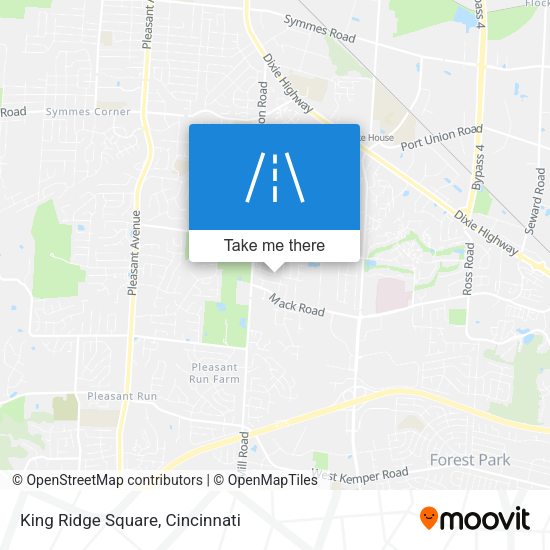 King Ridge Square map