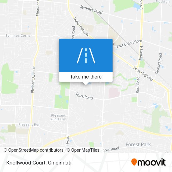 Mapa de Knollwood Court