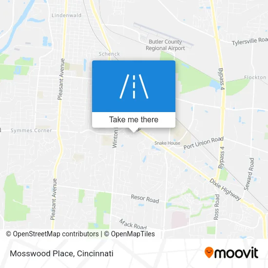 Mosswood Place map