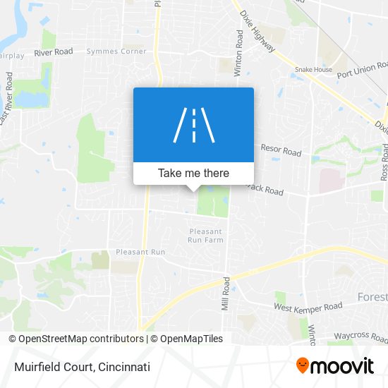 Muirfield Court map