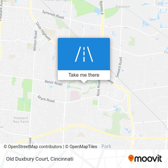 Mapa de Old Duxbury Court