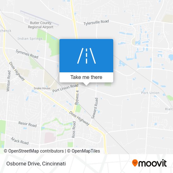 Mapa de Osborne Drive