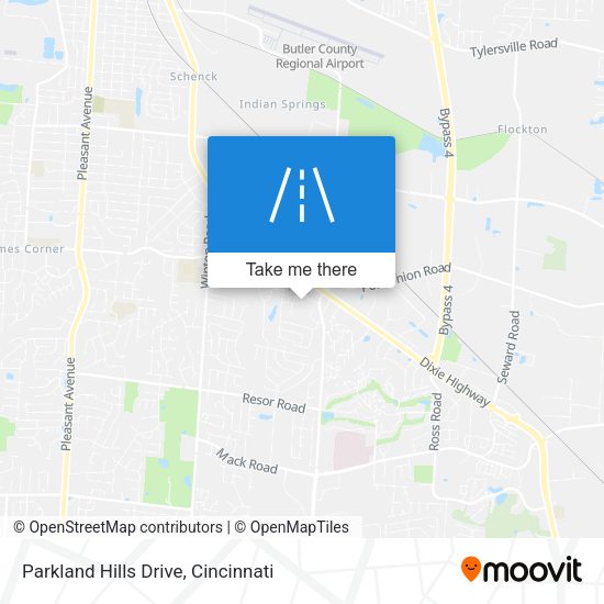 Mapa de Parkland Hills Drive