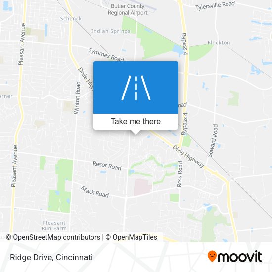 Mapa de Ridge Drive