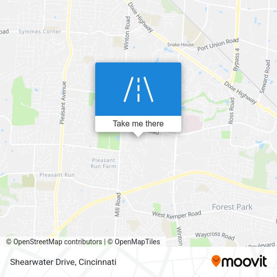 Mapa de Shearwater Drive