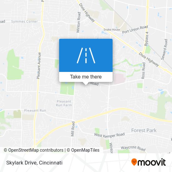 Mapa de Skylark Drive