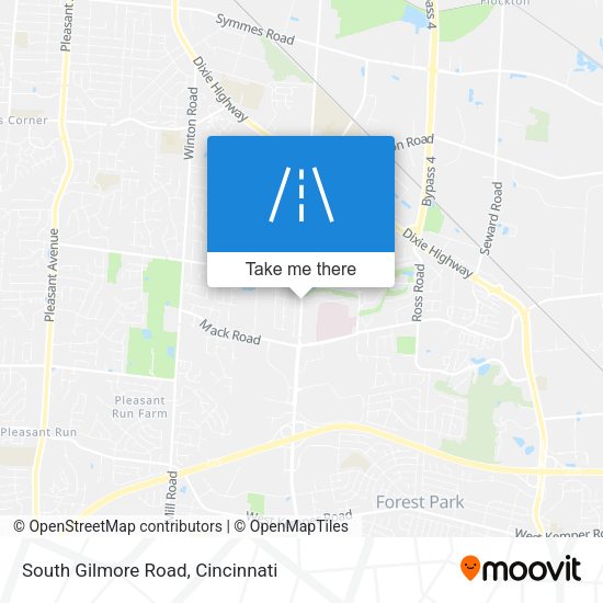 Mapa de South Gilmore Road