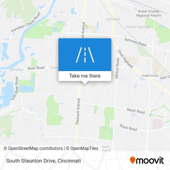 South Staunton Drive map
