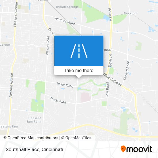 Mapa de Southhall Place