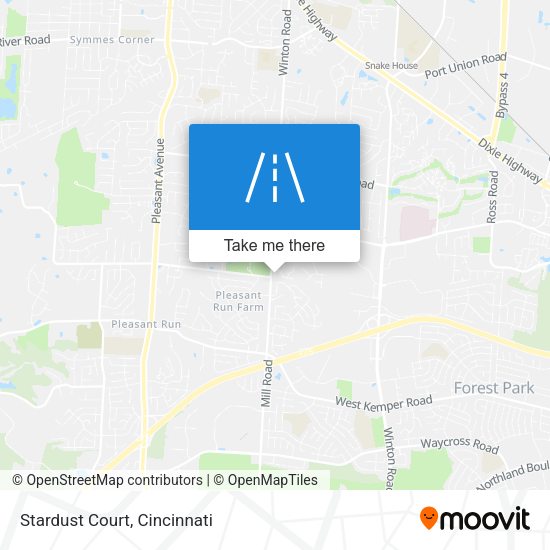 Mapa de Stardust Court