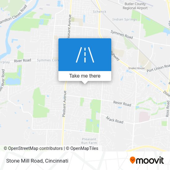 Mapa de Stone Mill Road