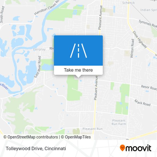 Tolleywood Drive map