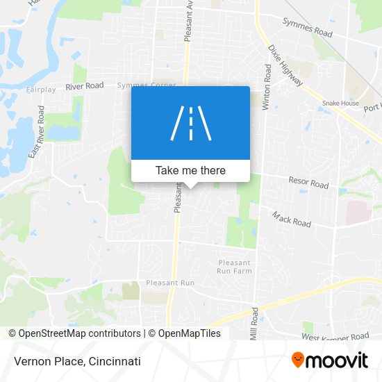 Vernon Place map