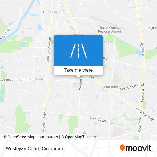 Mapa de Wesleyan Court