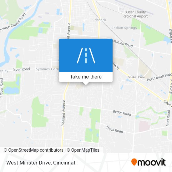 West Minster Drive map