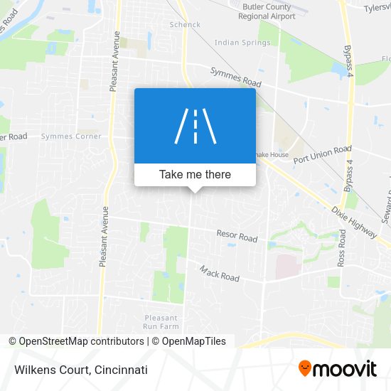 Mapa de Wilkens Court