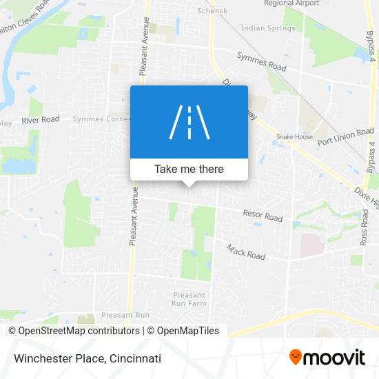 Winchester Place map
