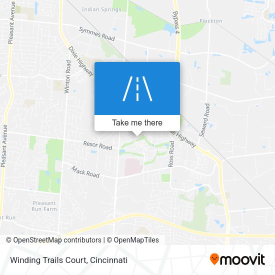 Mapa de Winding Trails Court