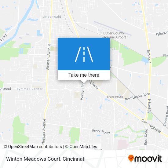 Winton Meadows Court map